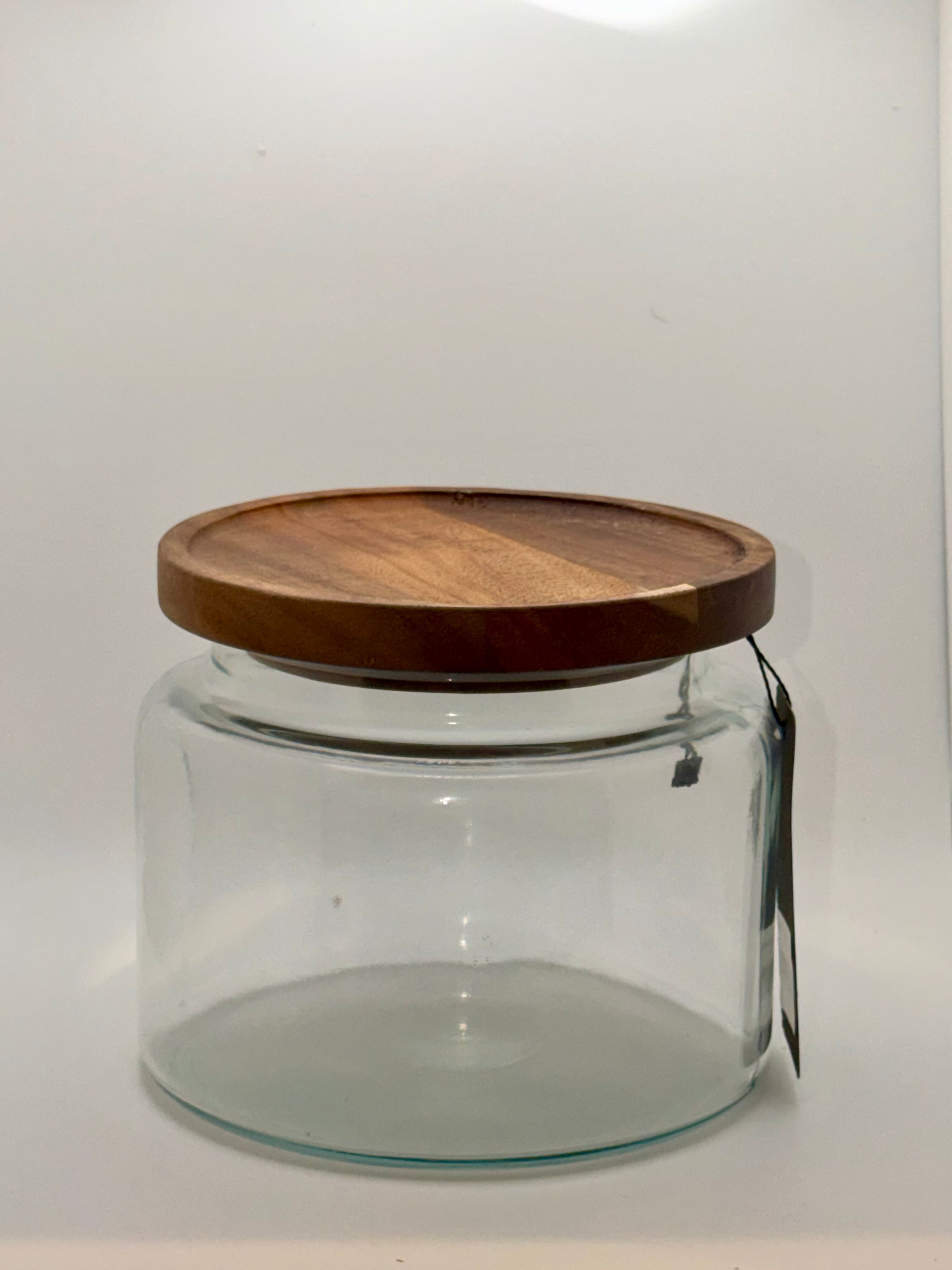 Glass Laundry Jar