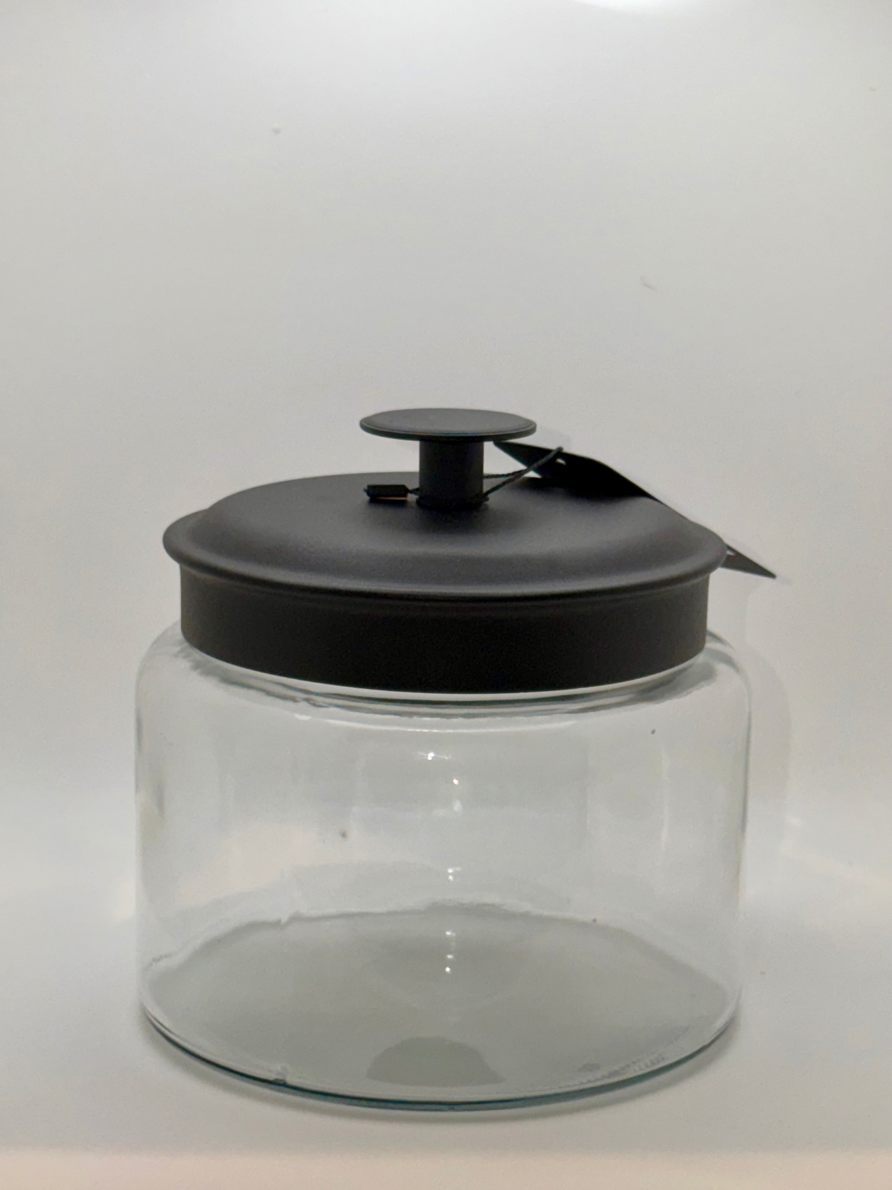 Glass Laundry Jar